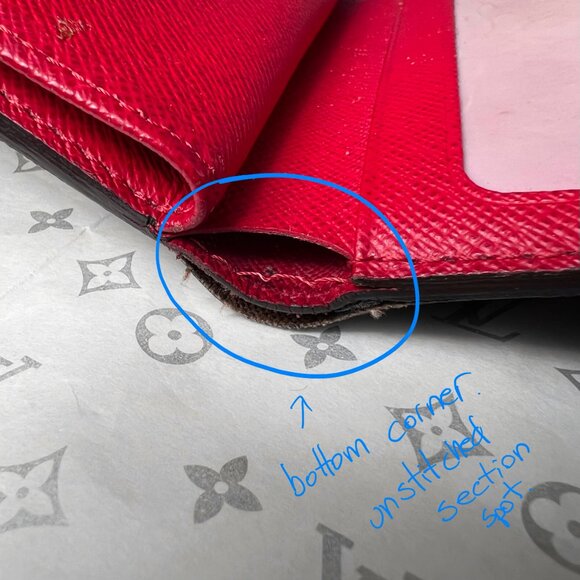 VTG LOUIS VUITTON Portefeuil Koala Ebene Brown Trifold Wallet Brown - Picture 13 of 15